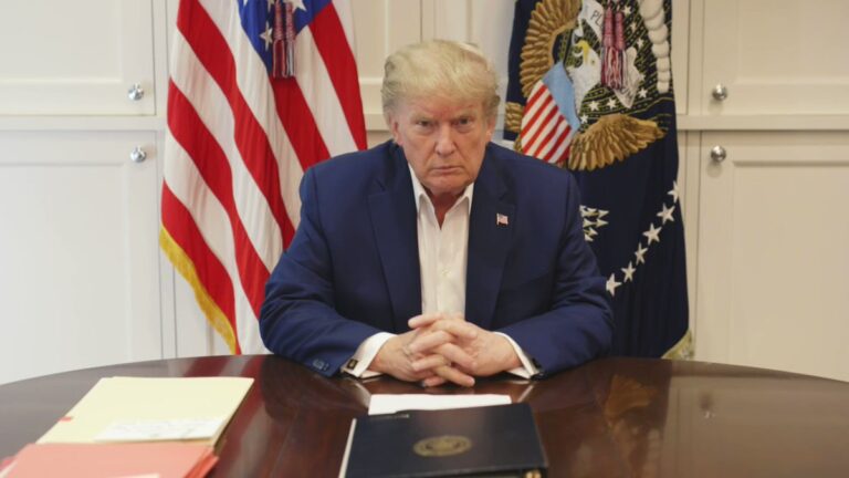 Donald Trump’ın hastaneden video mesajı