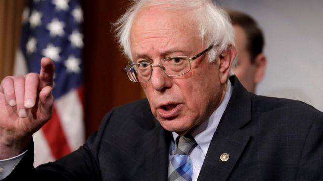 Sanders, koronavirüs desteğinin oylanması için savunma bütçesinin Senato'dan geçmesini engelleyecek
