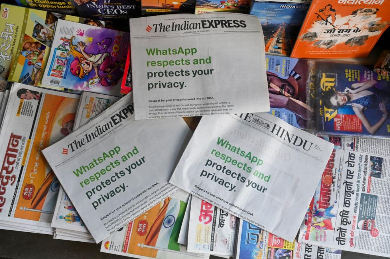 WhatsApp, kullanıcılarını kaçırmamak için 10 gazeteye tam sayfa reklam verdi