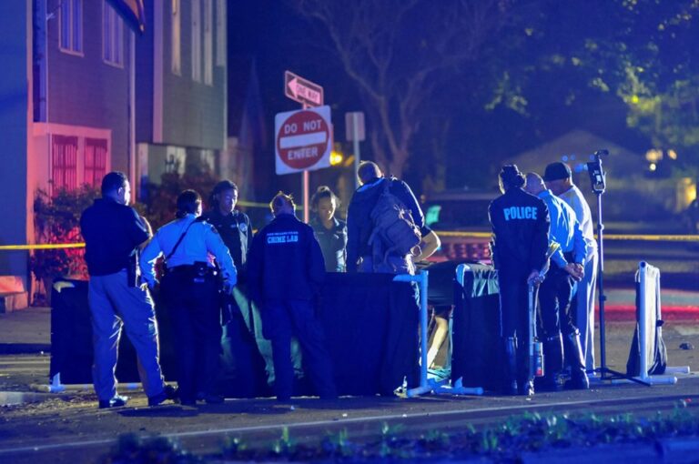 ABD’de polis aracı kalabalığa daldı: 1 yaralı