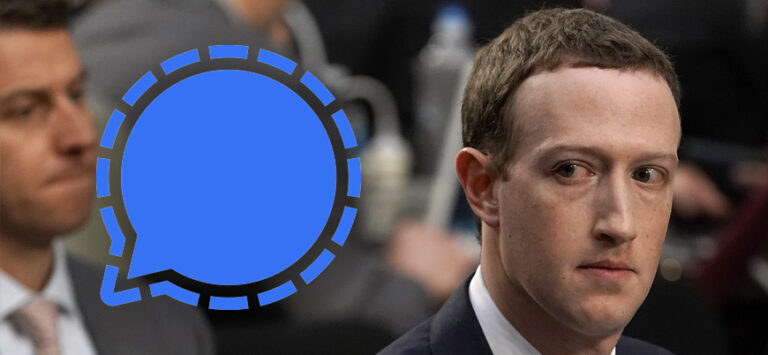 ‘Facebook’un sahibi Mark Zuckerberg Signal kullanıyor’