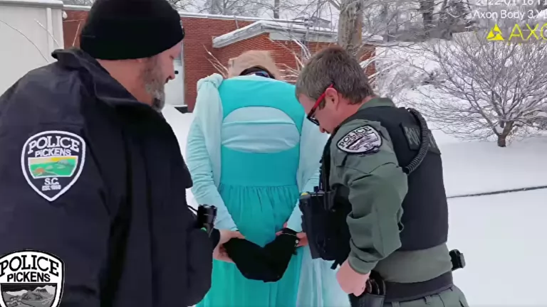 ABD’de kar fırtınası: ‘Kraliçe Elsa’ gözaltına alındı