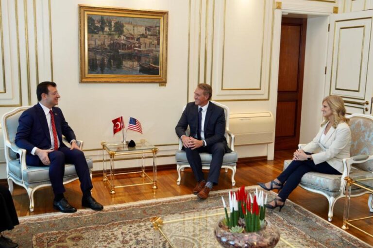 ABD’nin Ankara Büyükelçisi Flake’den İBB Başkanı İmamoğlu’na ziyaret