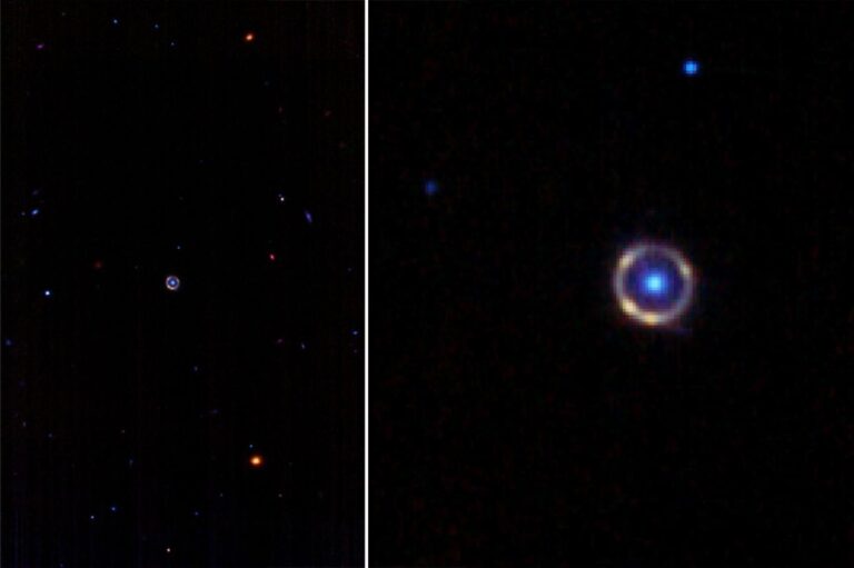 James Webb Uzay Teleskobu, 12 milyar ışık yılı uzaklıktaki Einstein halkasını görüntüledi