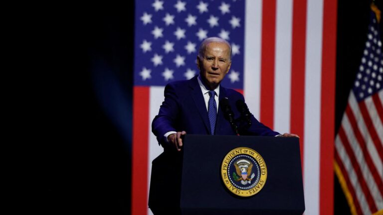 ABD Başkanı Biden’ın konuşması, Filistin destekçisinin sözleriyle bölündü