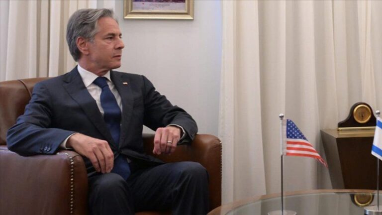 ABD Dışişleri Bakanı Blinken, Tel Aviv’de İsrail muhalefet liderleri Gantz ve Lapid ile bir araya geldi