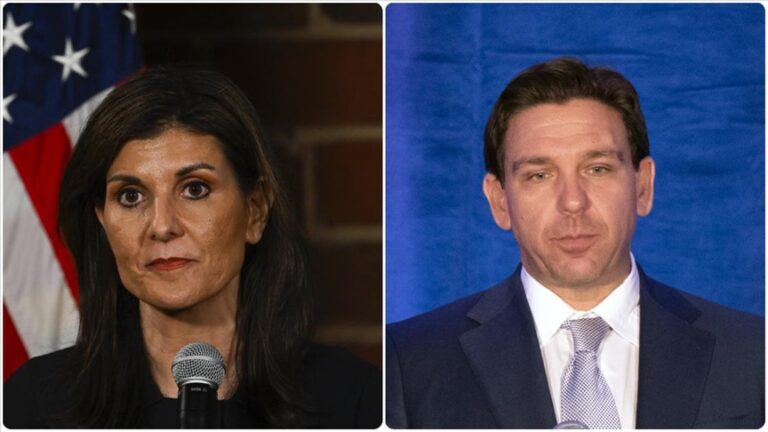 Cumhuriyetçi Partiden eski rakipleri Haley ve DeSantis, ABD Başkan adayı Trump’a desteğini yineledi