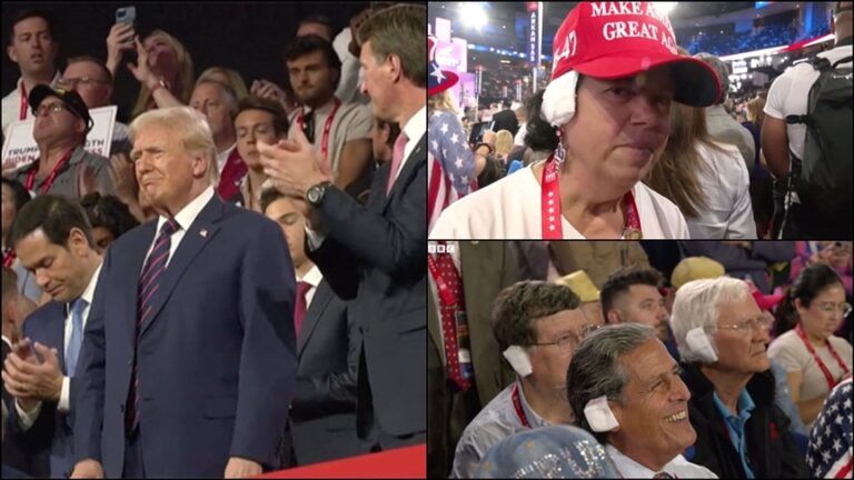 Cumhuriyetçiler, Trump’a desteklerini göstermek için kulaklarına bandaj taktı