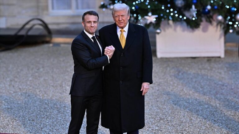 Macron, Notre Dame Katedrali’nin açılış töreni kapsamında Trump’ı Paris’te ağırladı